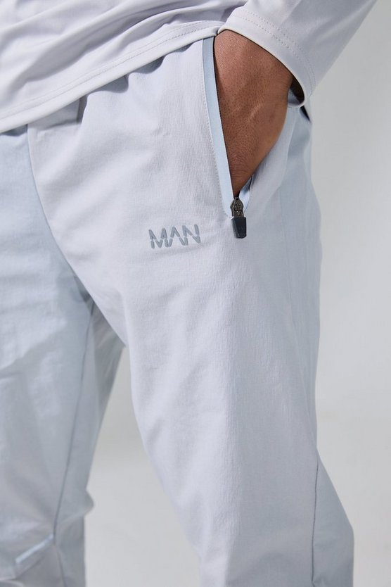 Man Active Jogginghose mit Knie-Detail