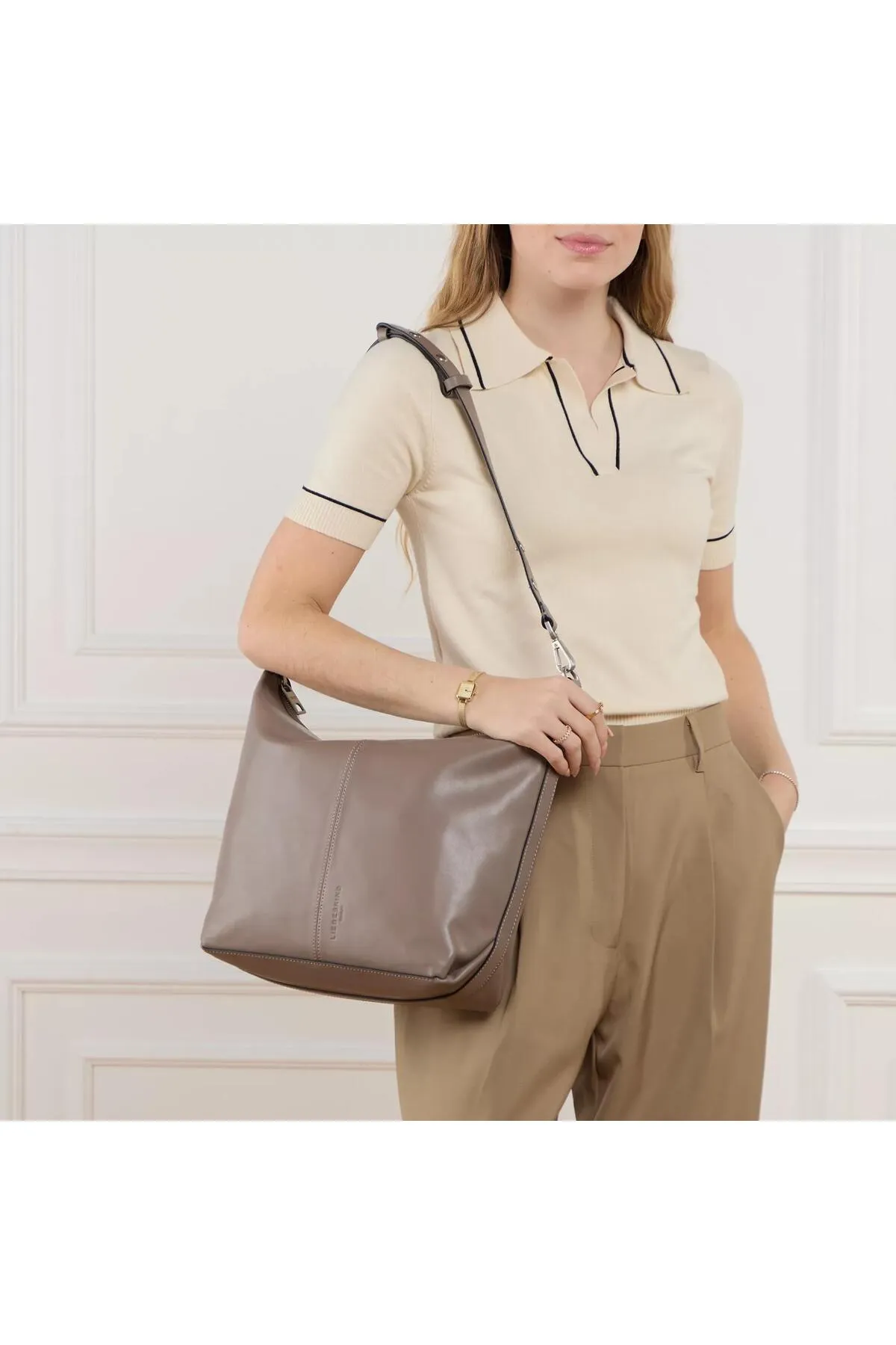 Liebeskind Berlin  Paris Biker Hobo M Holz