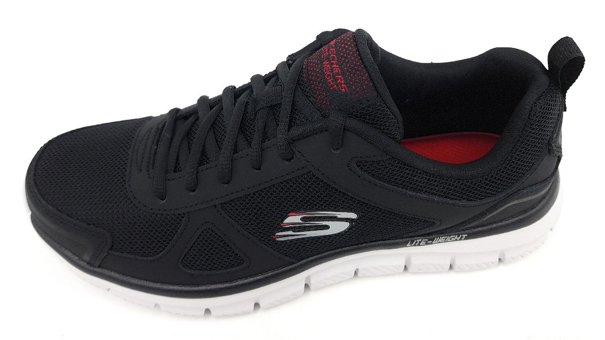Skechers TRACK - SCLORIC 52631 BKRD Schwarz black/red