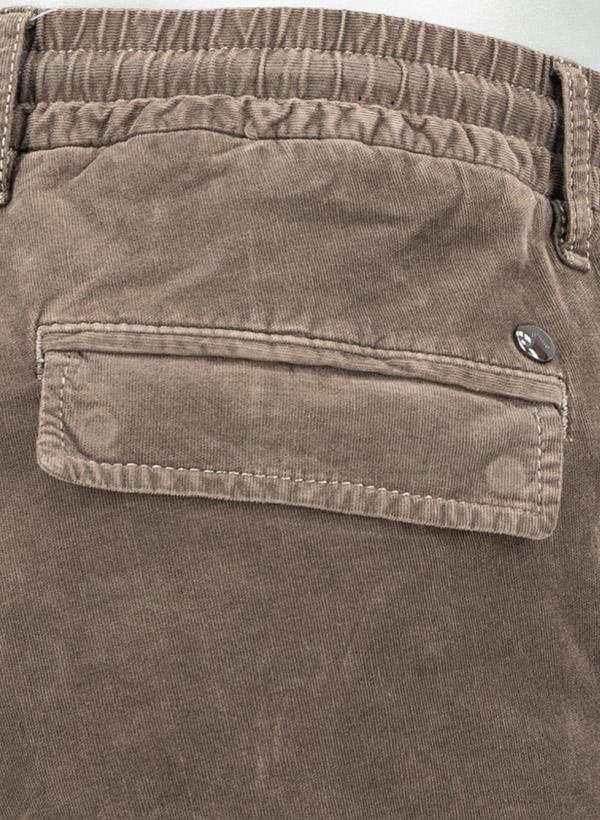 Alberto, Cargohose John, Slim Fit, Cord, braun