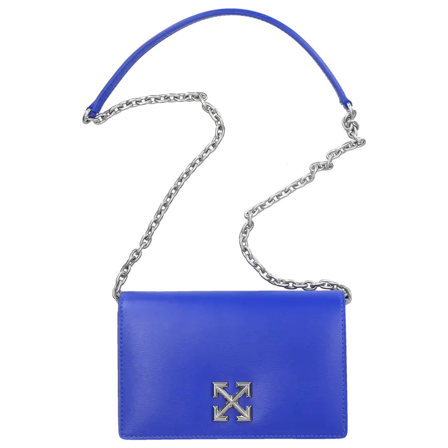 Off-White - Handtasche JITNEY 0.5 Kalbsleder - blau