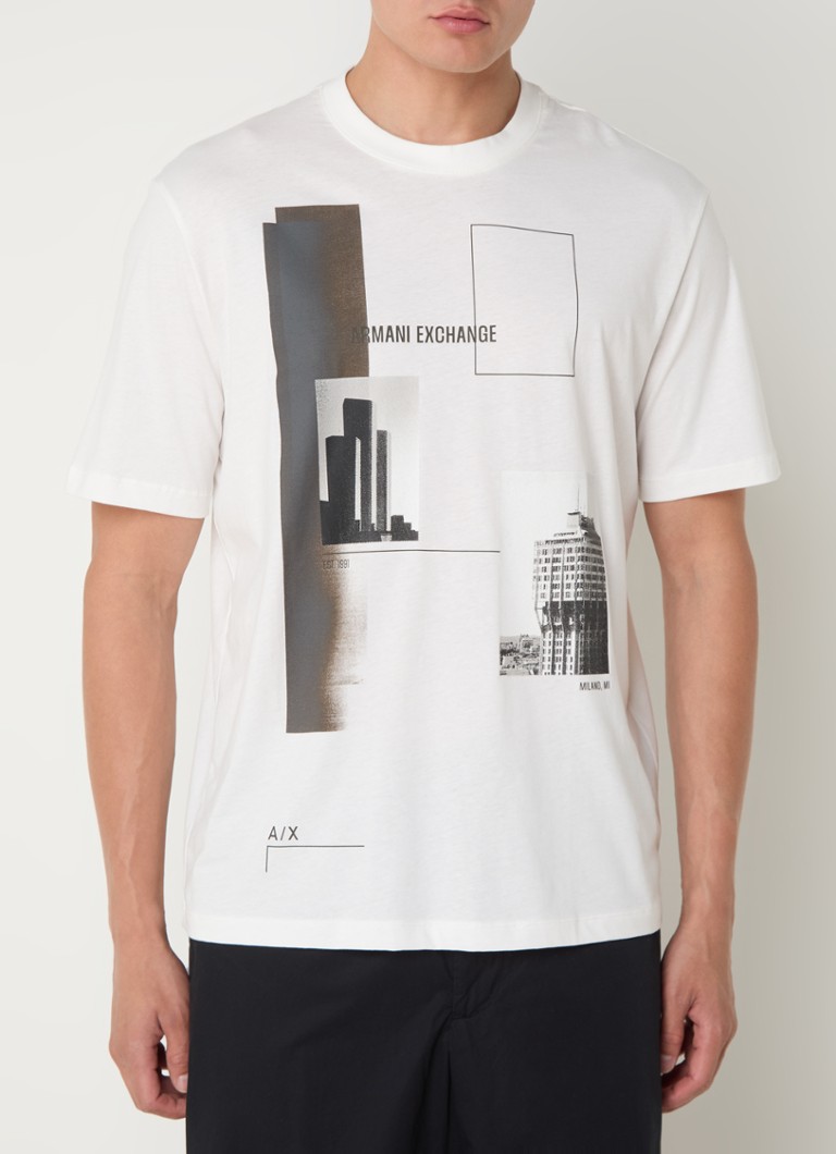 Tricou Armani Exchange cu logo imprimat