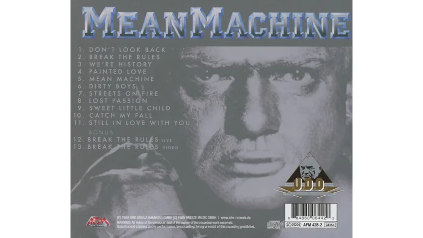 Mean Machine (Re-Release + Bonus)