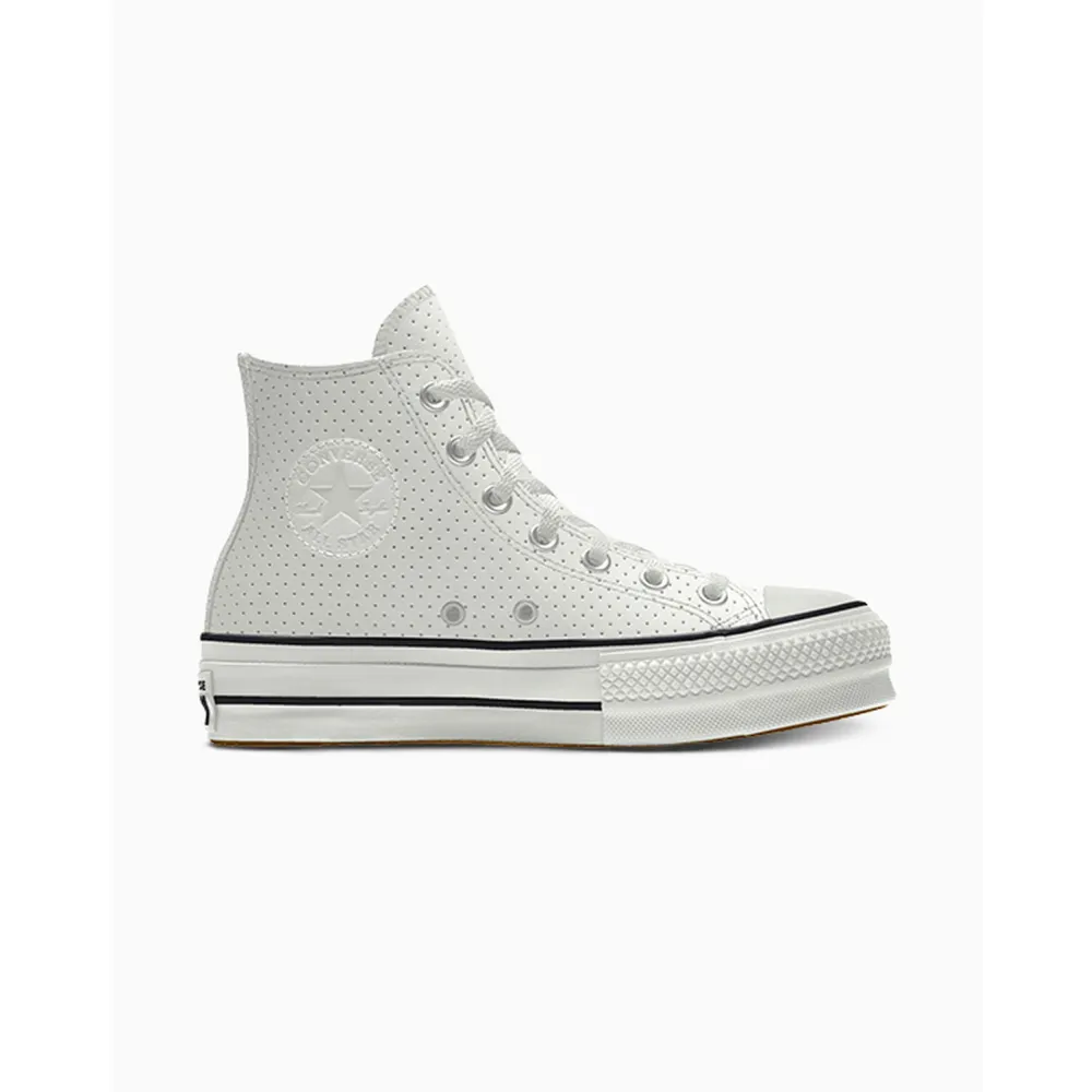 Converse Custom Chuck Taylor All Star Lift Platform Leather By You 173157CSP24_WHITE_P / weiss