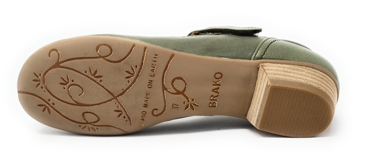 BRAKO Ballerinas grün