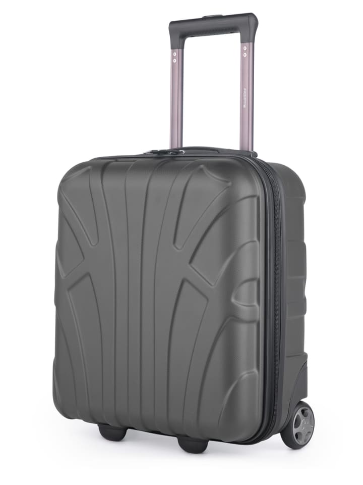 suitline Handgepäck EasyJet Koffer 45x36x20 Freigepäck 30 L in Graphit günstig kaufen S