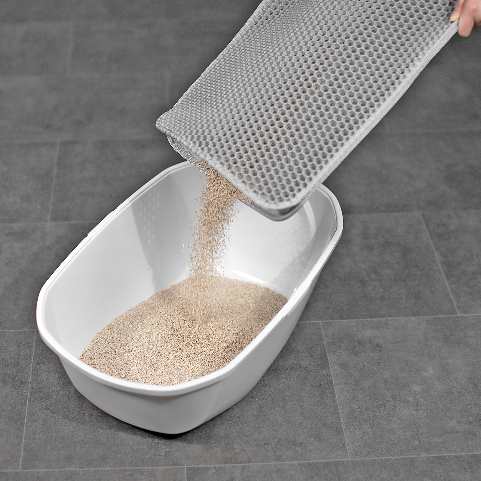 Lionto Toilettenzubehör Lionto doppellagige Katzenstreu-Matte S