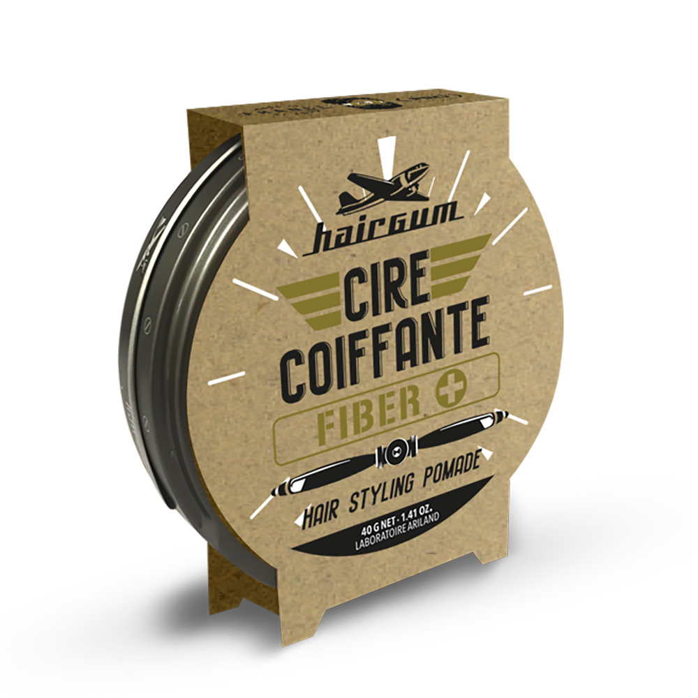 hairgum Cire Coiffante Fiber + Produit Coiffant