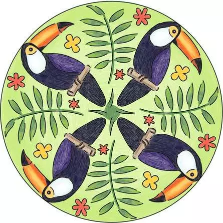 Mandala Designer Flamingo & Friends