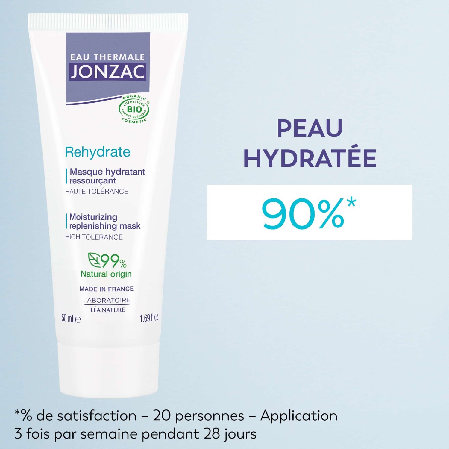 Mască hidratantă¹ Jonzac Regeneratoare