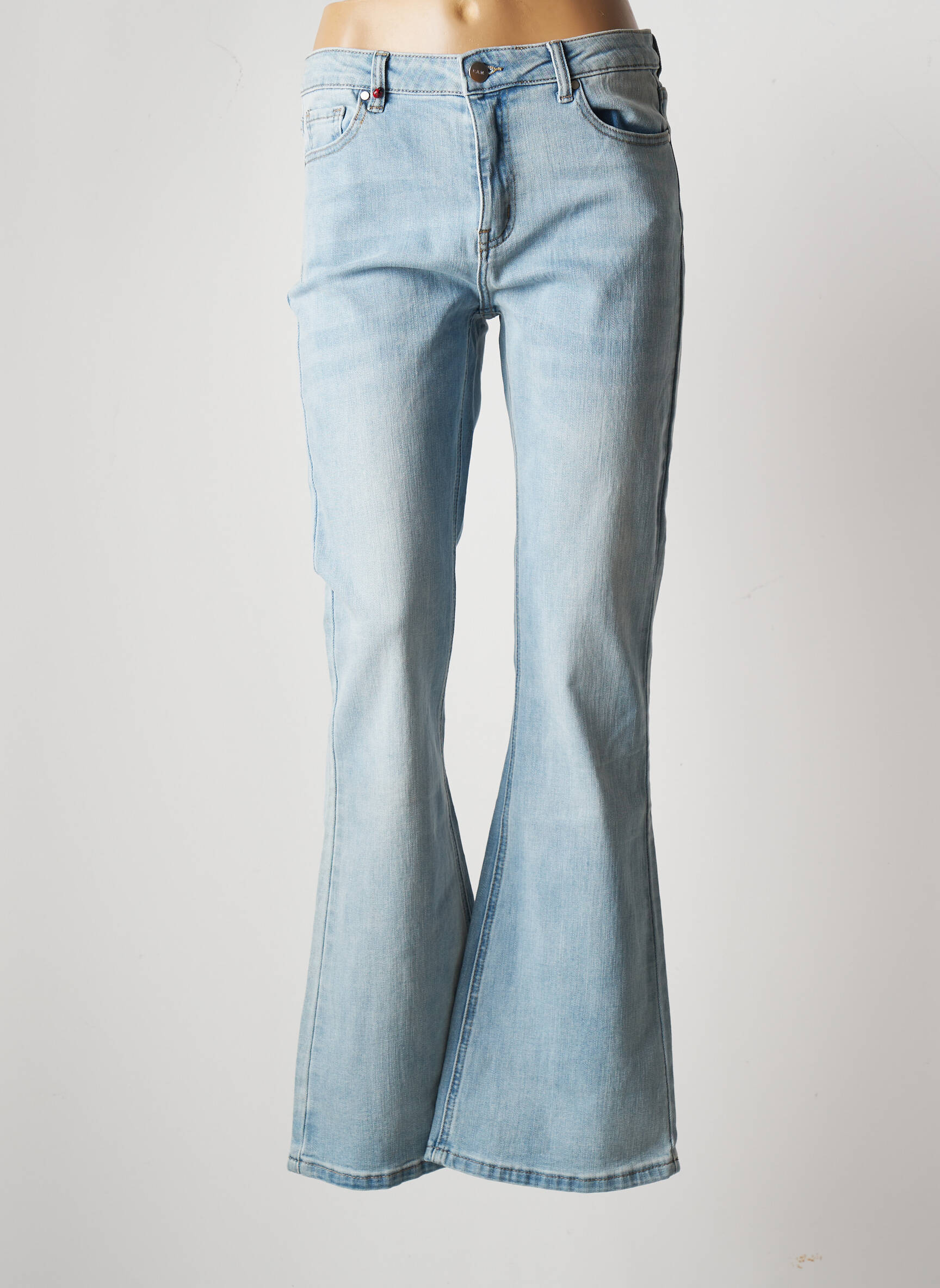 F A M  Jean Flare Femme couleur bleu