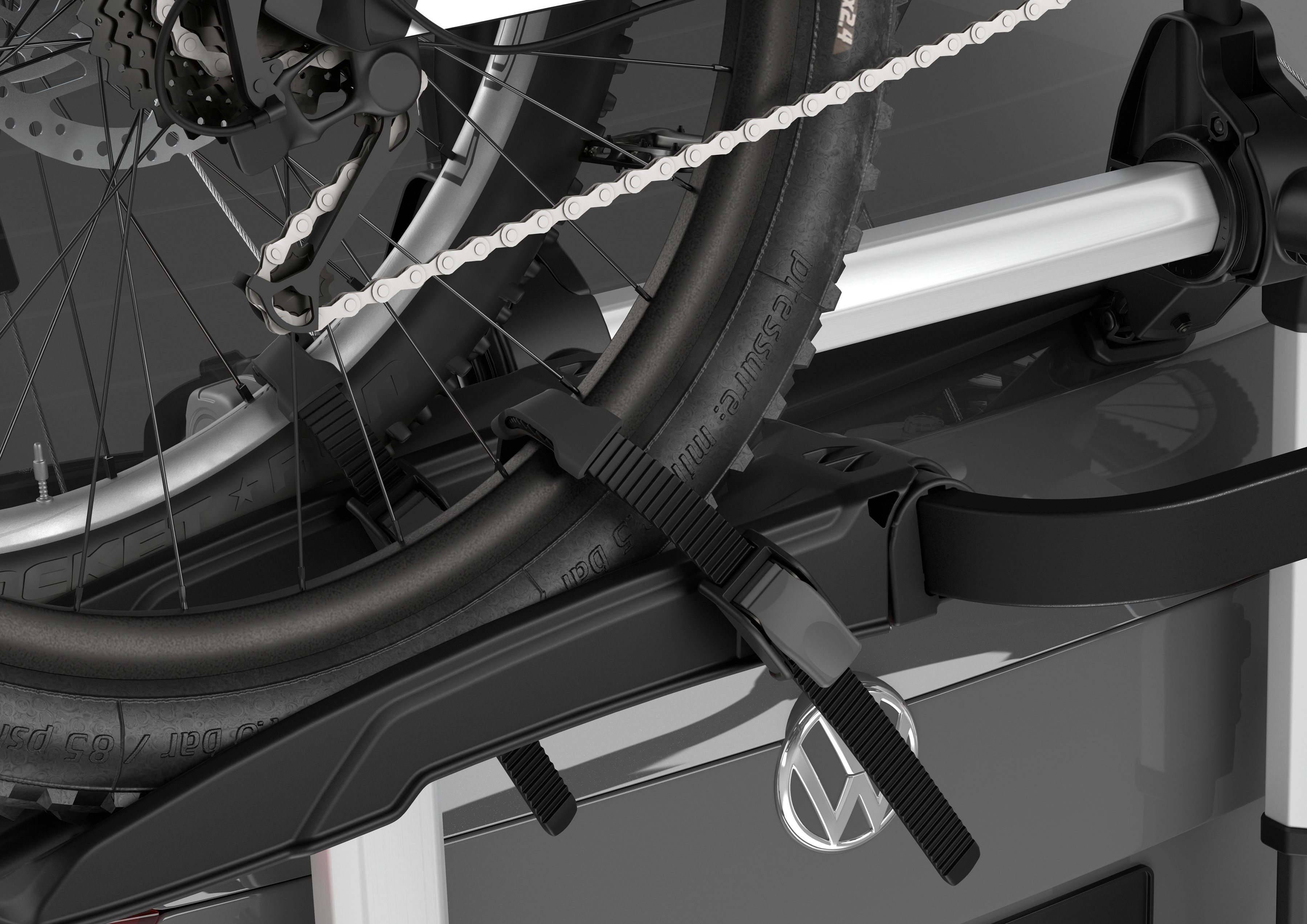 Thule Heckfahrradträger OutWay Platform, für max. 2 Räder, für den Transport von 2 Fahrrädern