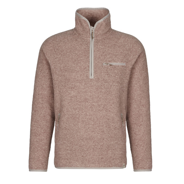 REILA KNITTED FLEECE HALFZIP Herren - Wollpullover