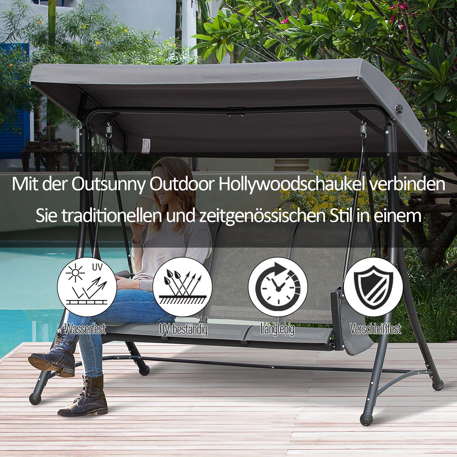Outsunny Hollywoodschaukel