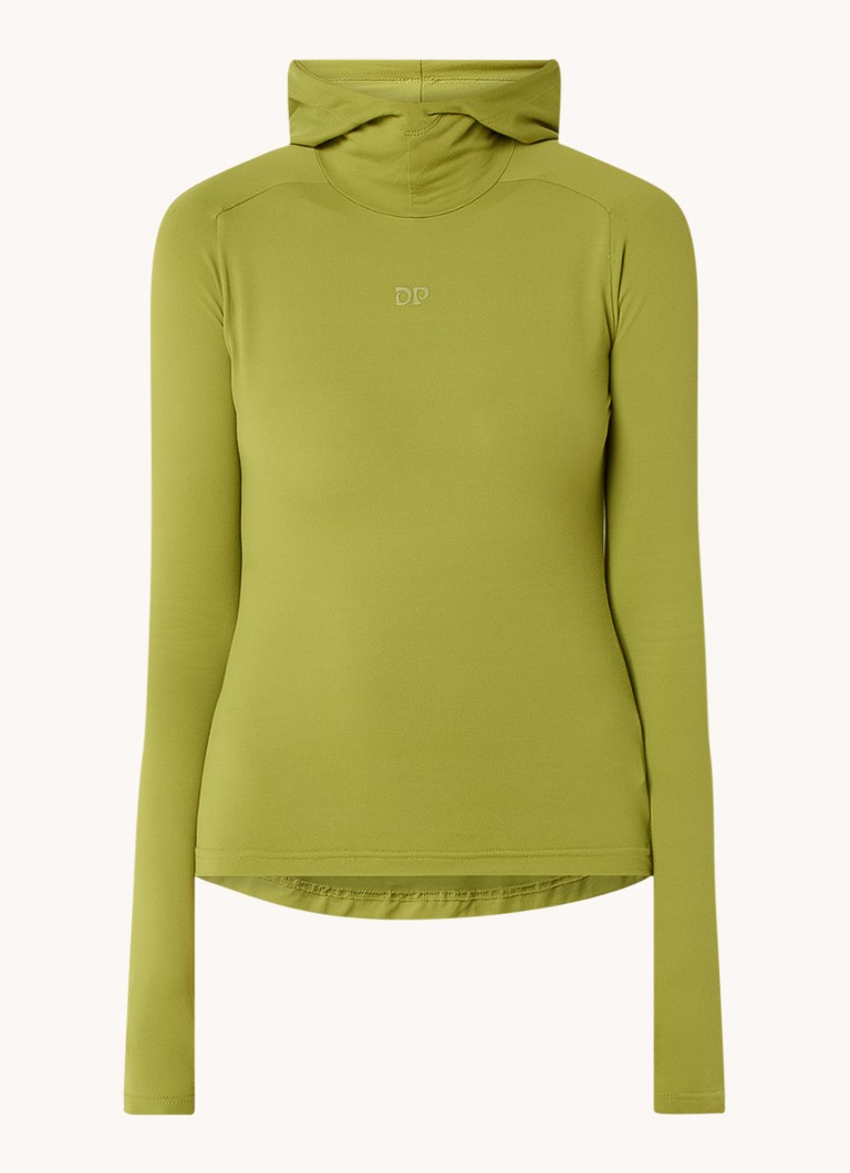 Daily Paper long-sleeved shirt with hood and logo