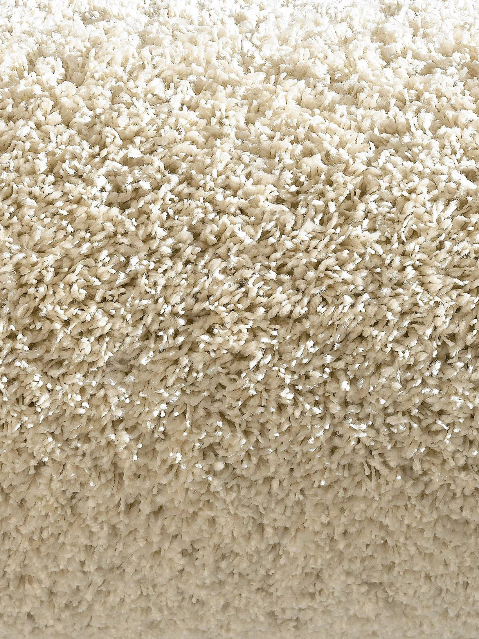 Creation Hochflor-Teppich, Creme