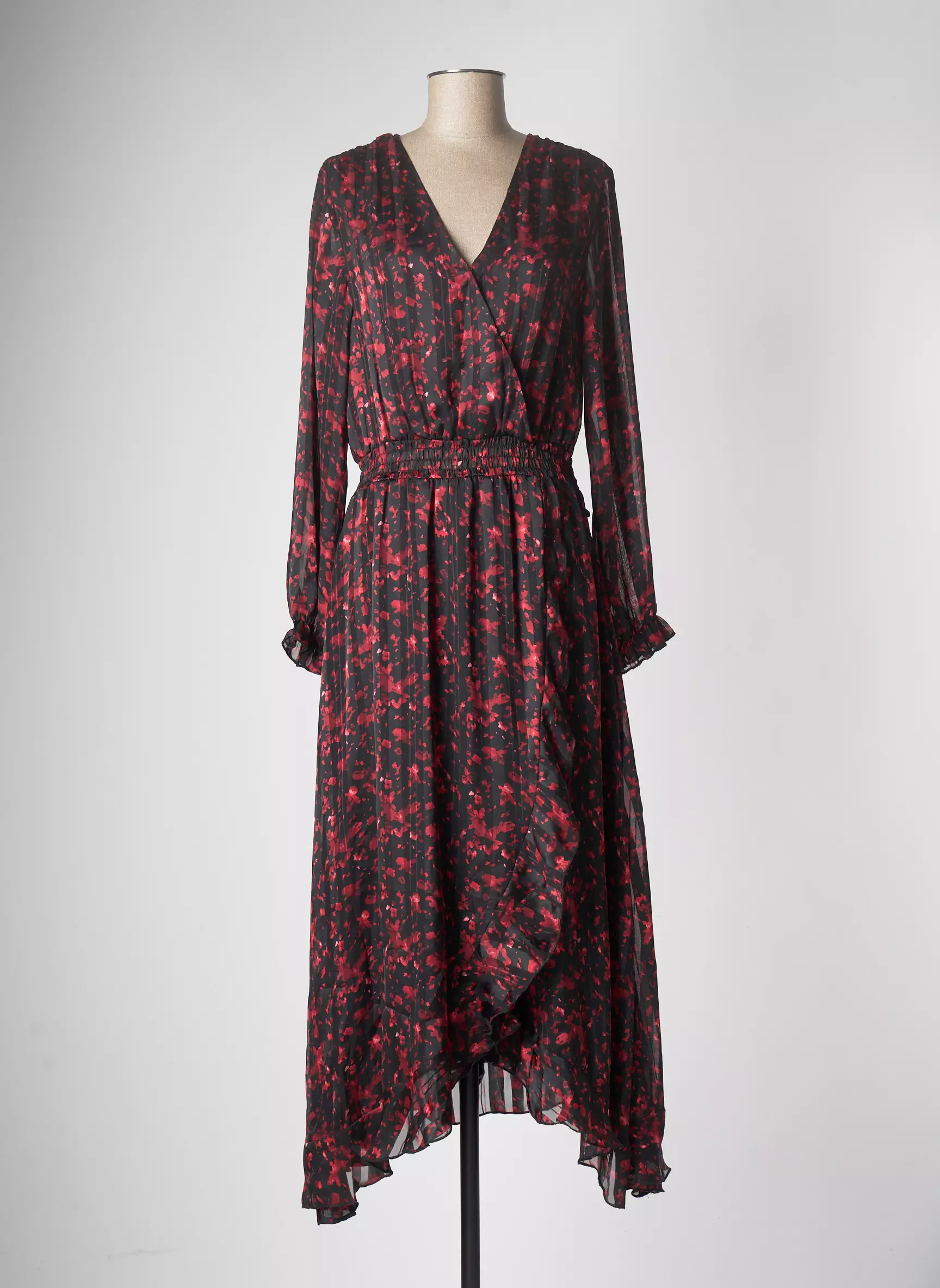 Freeman T Porter Robes Longues Femme couleur rouge