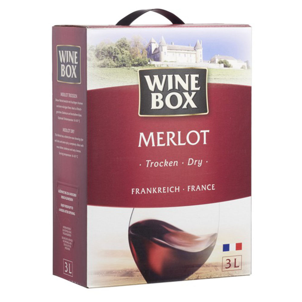 Zimmermann-Graeff Winebox  Merlot Pays D´oc Bag in Box 3 Liter