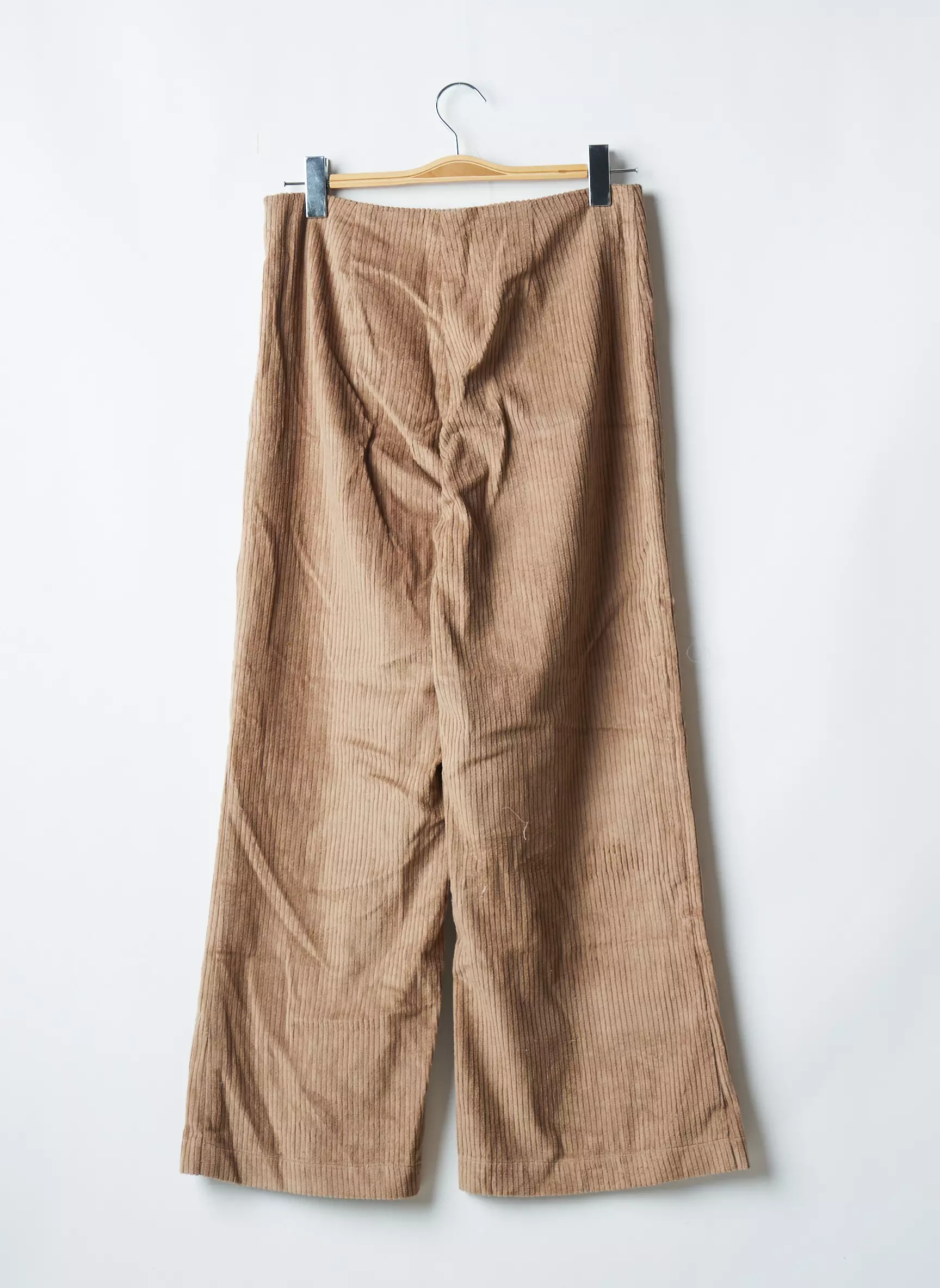 Moi Mili Pantalons Larges Femme couleur beige