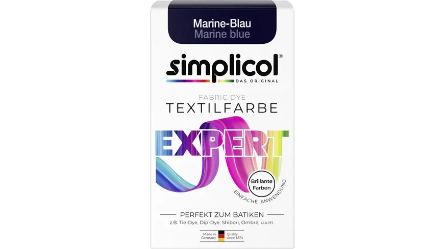 simplicol Textilfarbe expert Marine-Blau 150 g