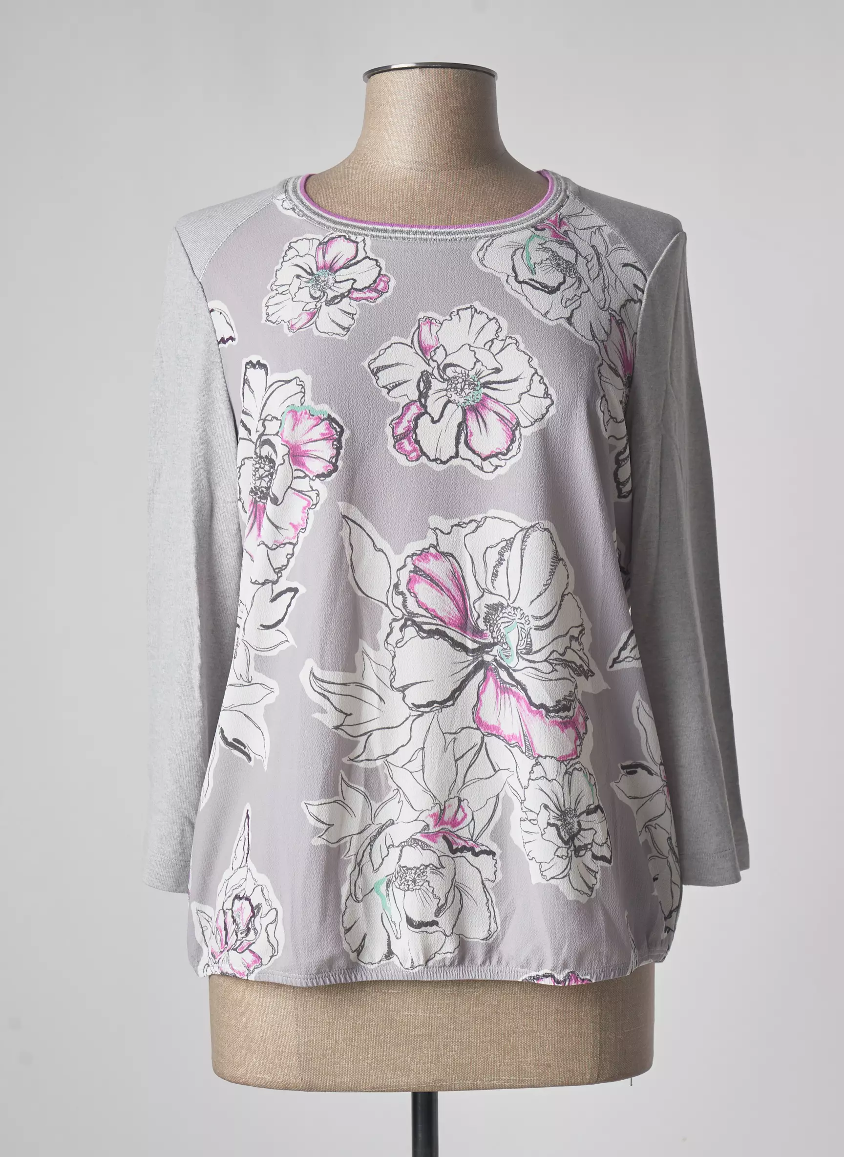 Thomas Rabe Pulls Femme couleur gris