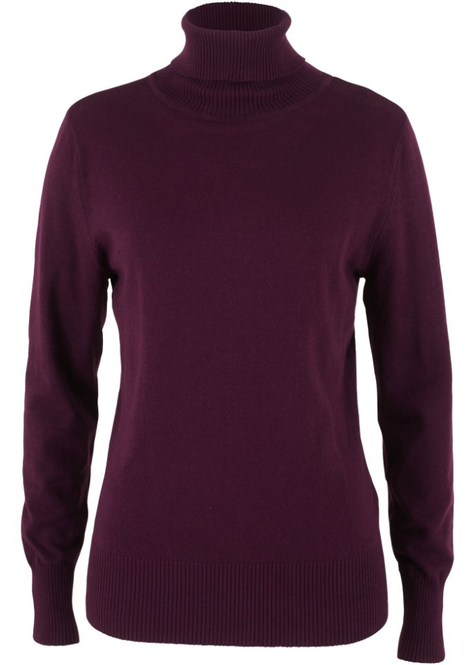 Basic Rollkragenpullover