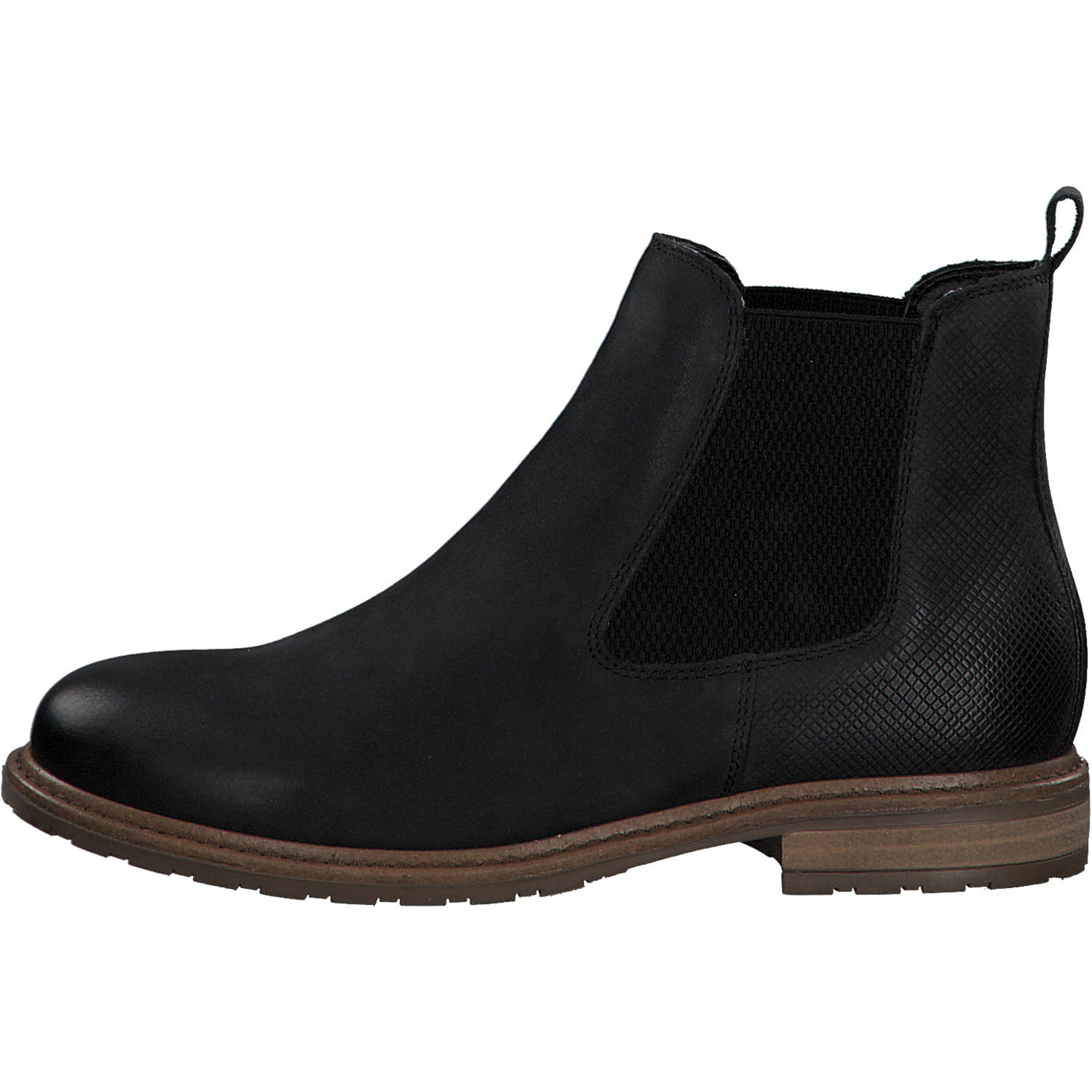 Tamaris 25056, Chelsea Boots, Damen, BLACK/ STR.