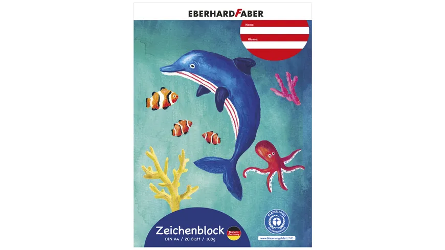 EBERHARD FABER Zeichenblock A4 20 Blatt