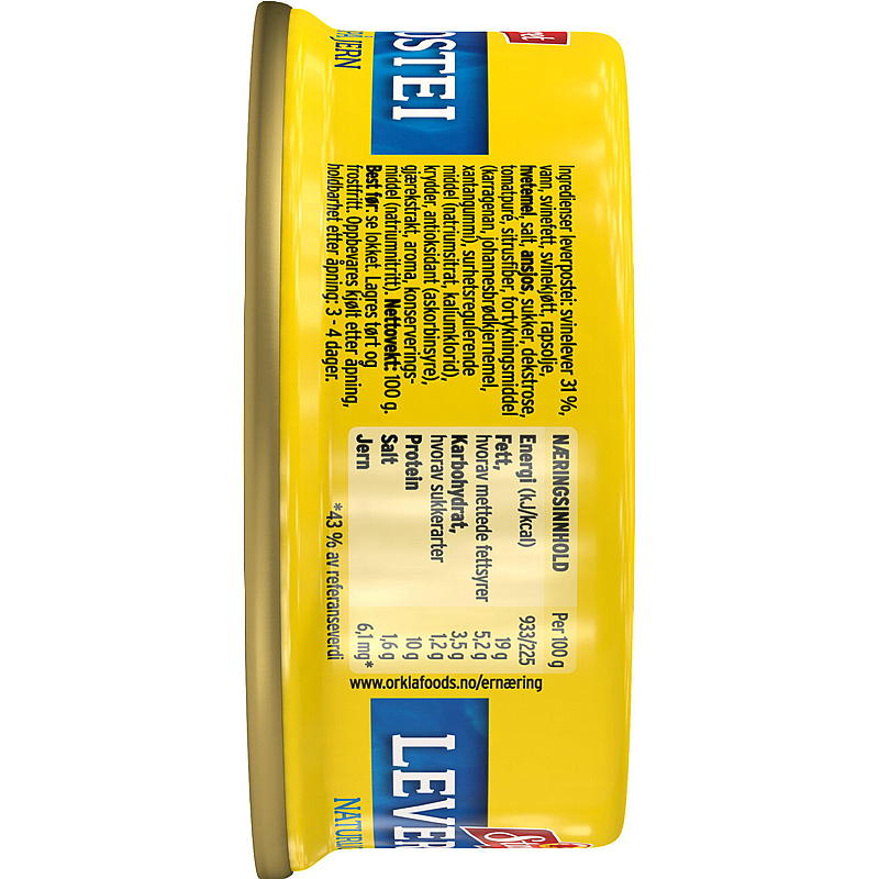 Leverpostei 100 g Stabburet