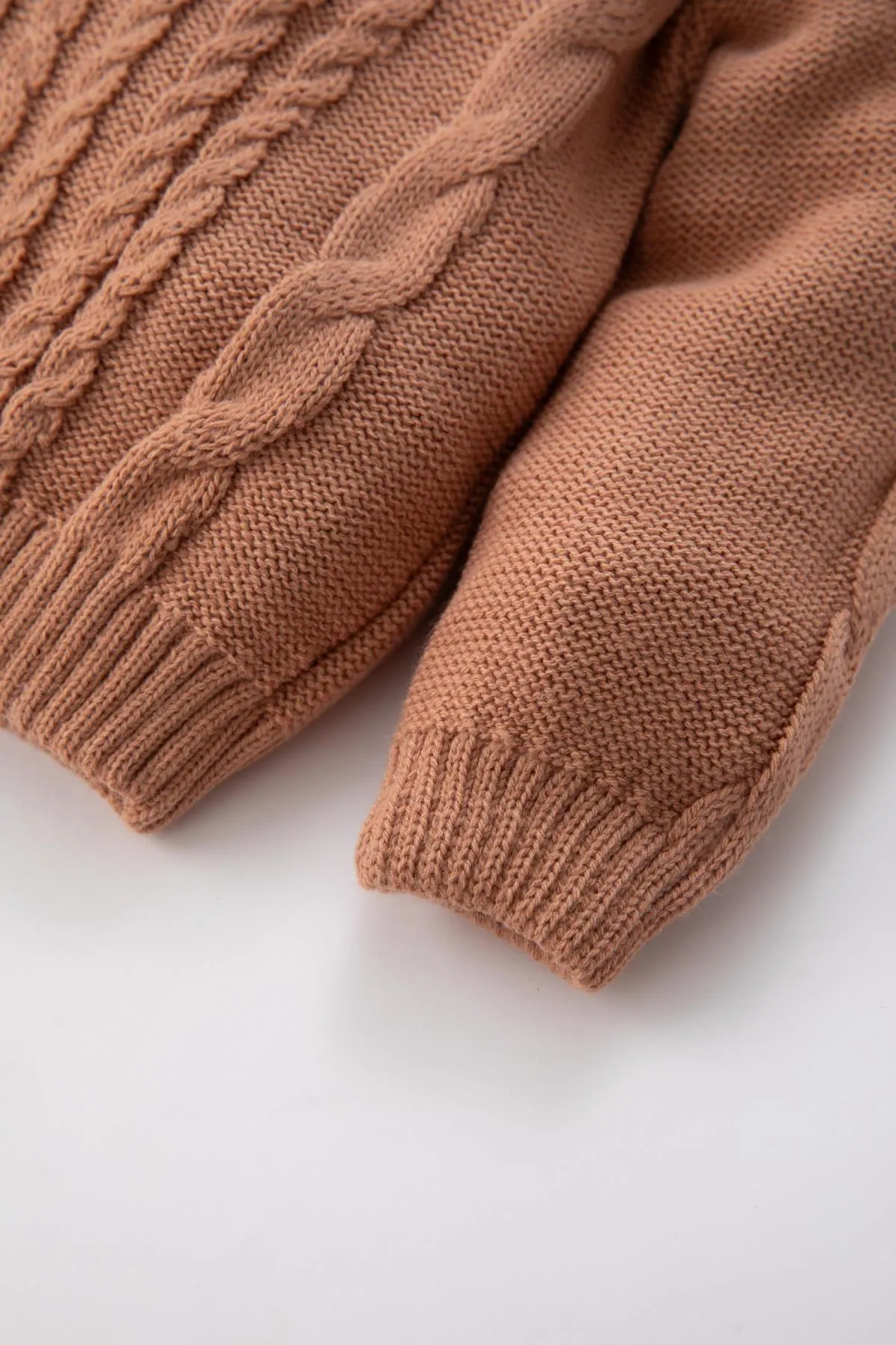 DeFacto  Strickwaren-Set mit Rundhalsausschnitt, Pullover und Unterteil für Babys, Mädchen, 2-teilig