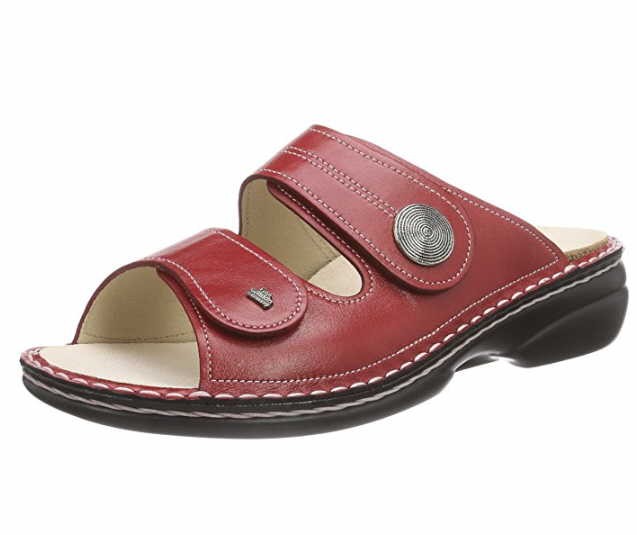 FINN COMFORT Pantoletten rot Sansibar monzared