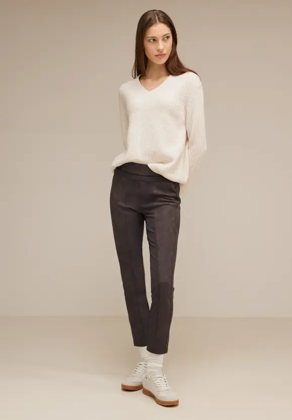 Street One Skinny Fit Materialmix Hose