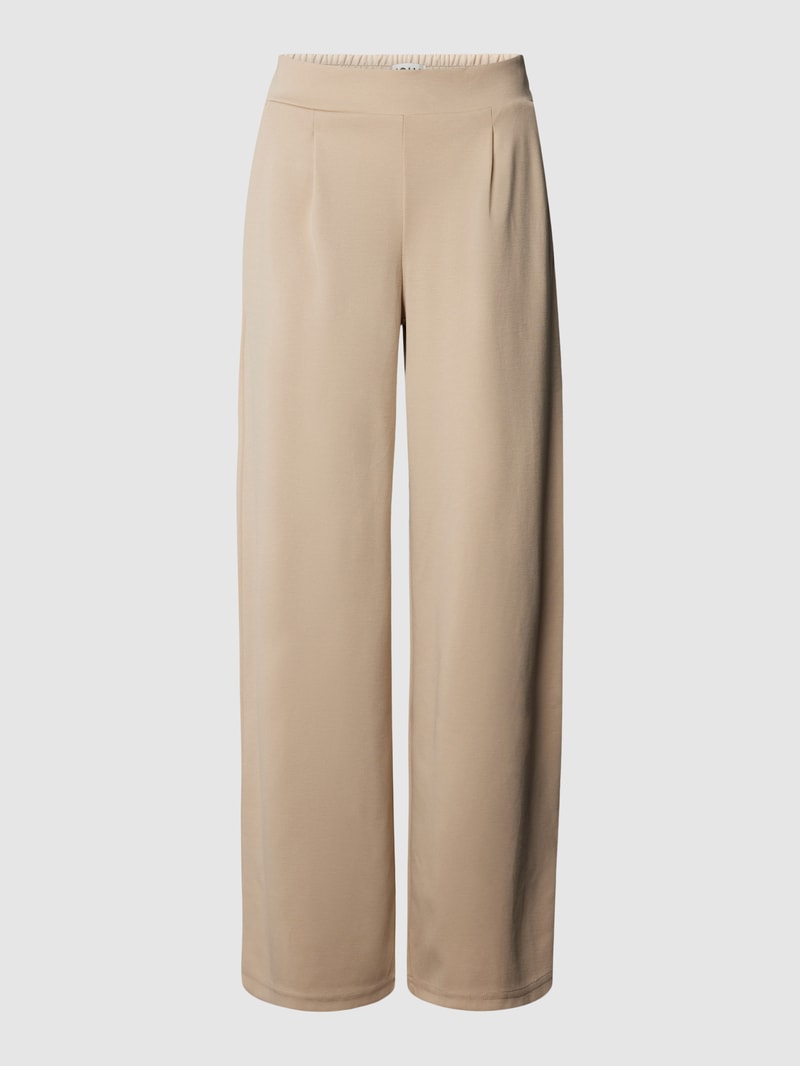 Stoffhose mit Paspeltasche am Gesäß Modell 'KATE' in beige