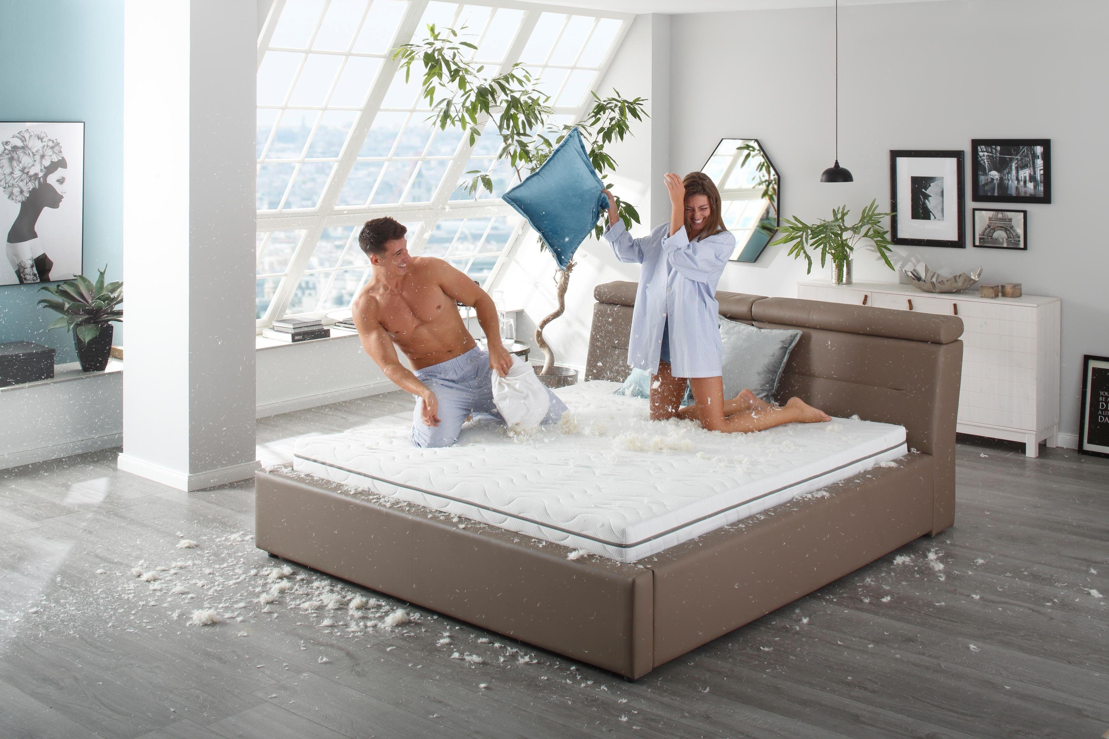 Komfortschaummatratze Nightstyle, Beco, 14 cm hoch, Doppelbett-Matratze zum Einzelpreis