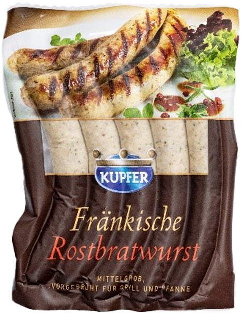 Kupfer Fränkische Rostbratwurst