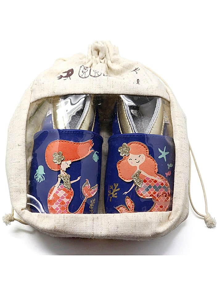 Lait et Miel Leder-Krabbelschuhe 