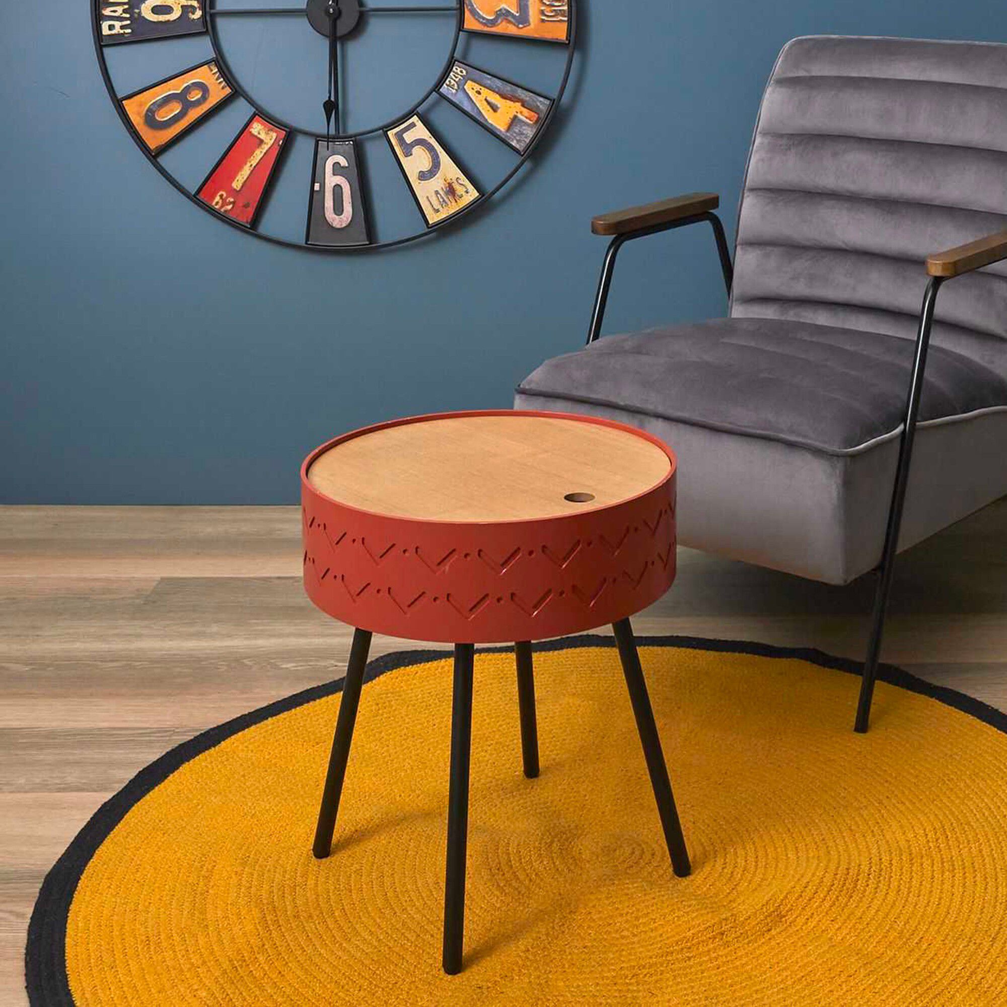 Table d’appoint-coffre déco