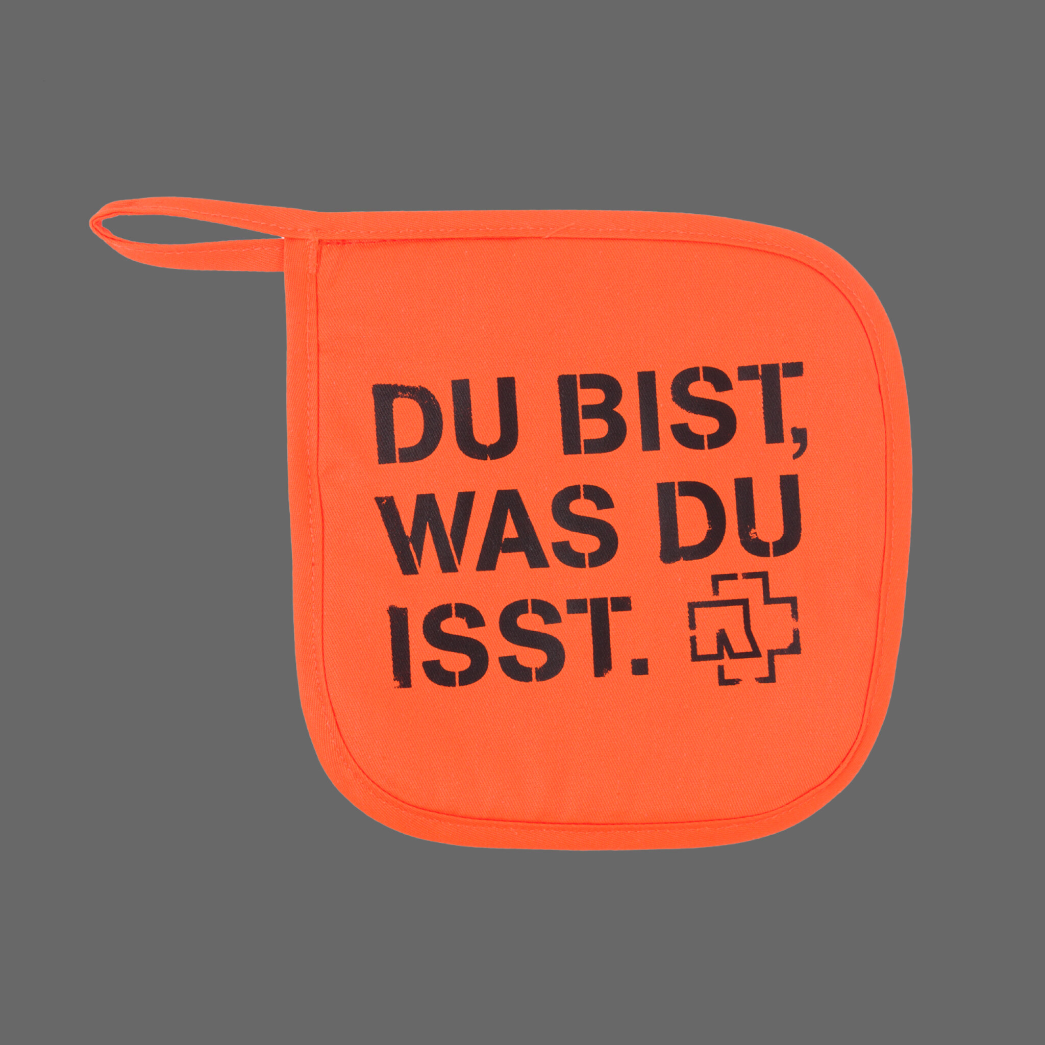 Topflappen ”Du bist,...” *orange*