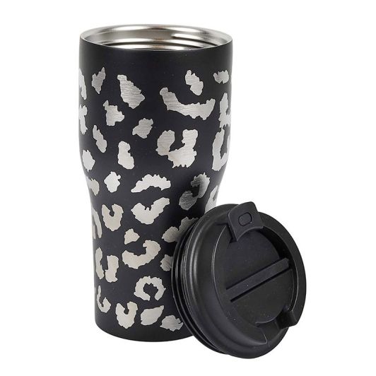 Mug isotherme à motif léopard 600 ml