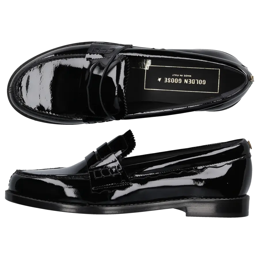 Golden Goose - Loafer CLASSIC JERRY Lackleder - schwarz