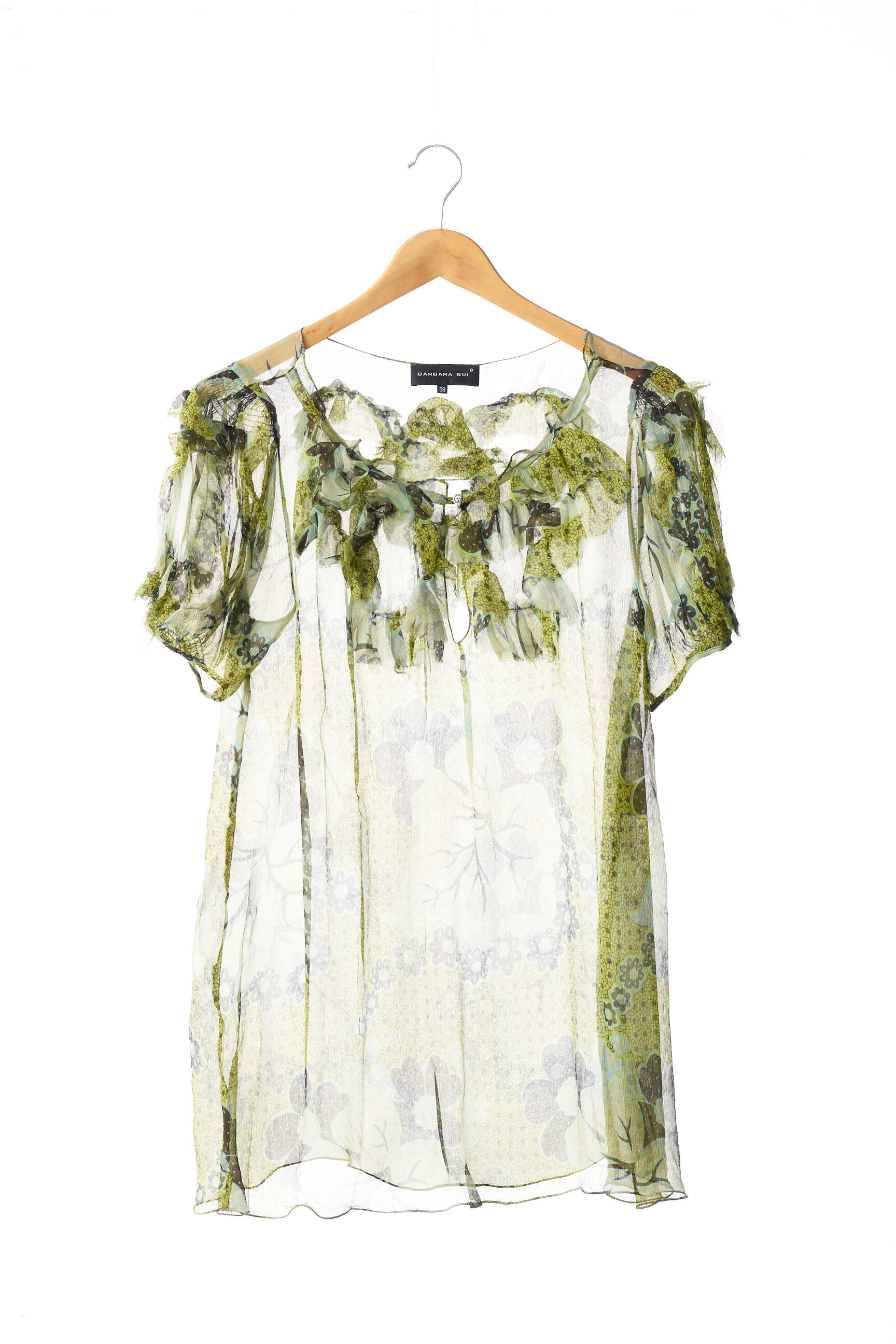 Barbara Bui Tuniquemanchecourte Femme couleur vert