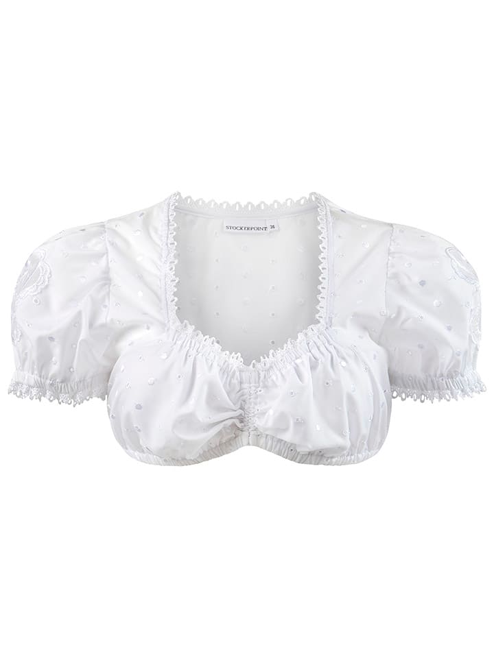 Stockerpoint Dirndlbluse in Weiß günstig kaufen