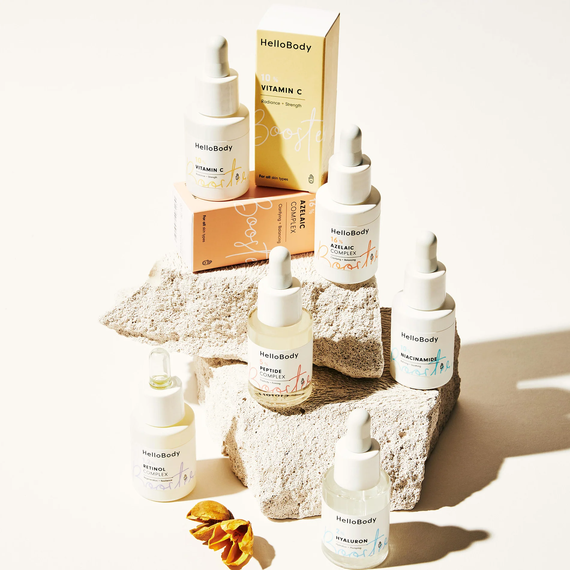 Booster 5% Peptidkompleks Booster - Antirynkeserum for ansiktet