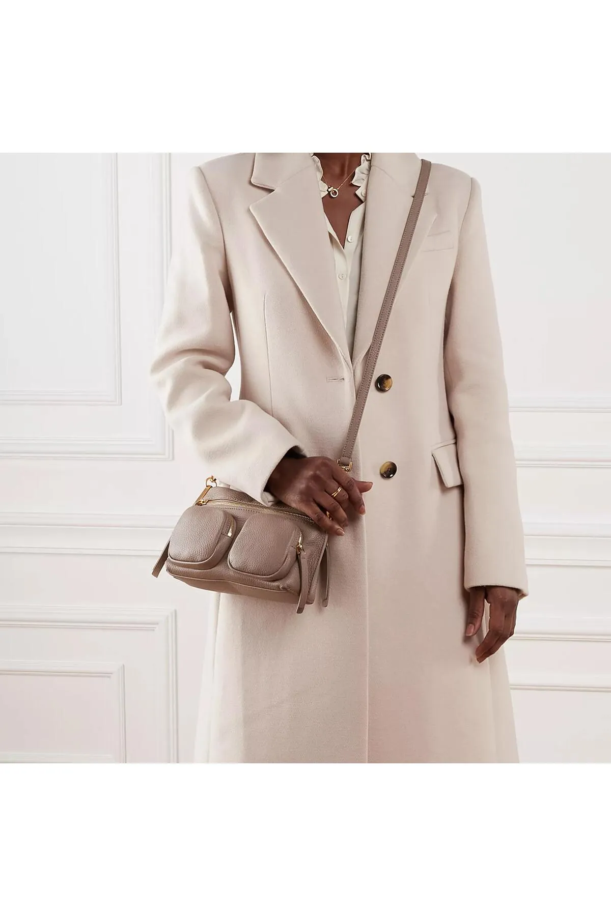 Coccinelle  Handtasche - Braun - Strukturiert