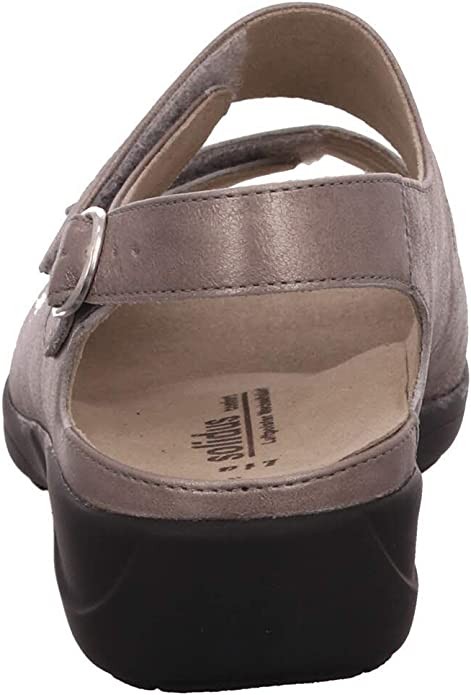 SOLIDUS Klassische Sandalen taupe Lia fango