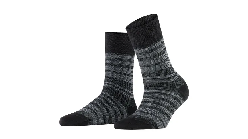 FALKE Damen Socken Sunset Stripe black