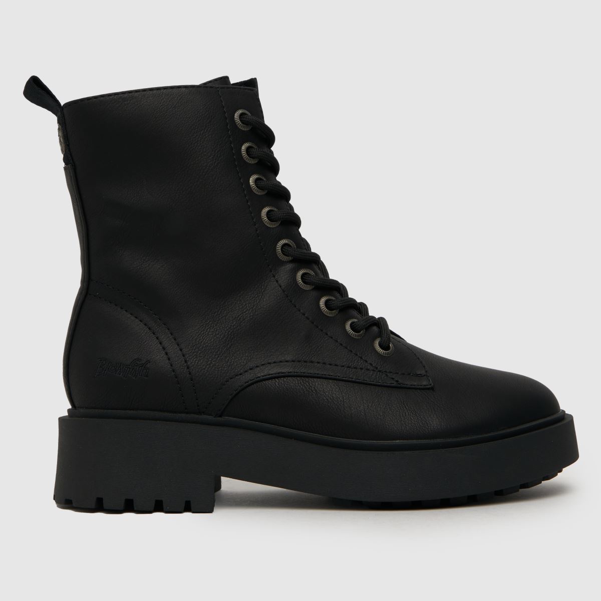 Blowfish Malibu – Svarta rhodan bikerboots i spets