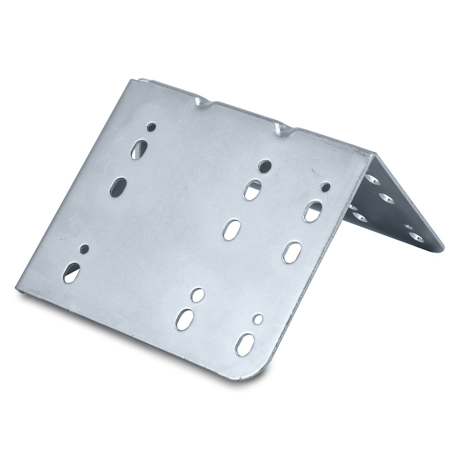 SO-TECH® Winkelbeschlag Bettwinkel Eckverbinder (sehr stabile Bettbeschlag-Ausführung) (4 St), verzinkt, 4 Stück