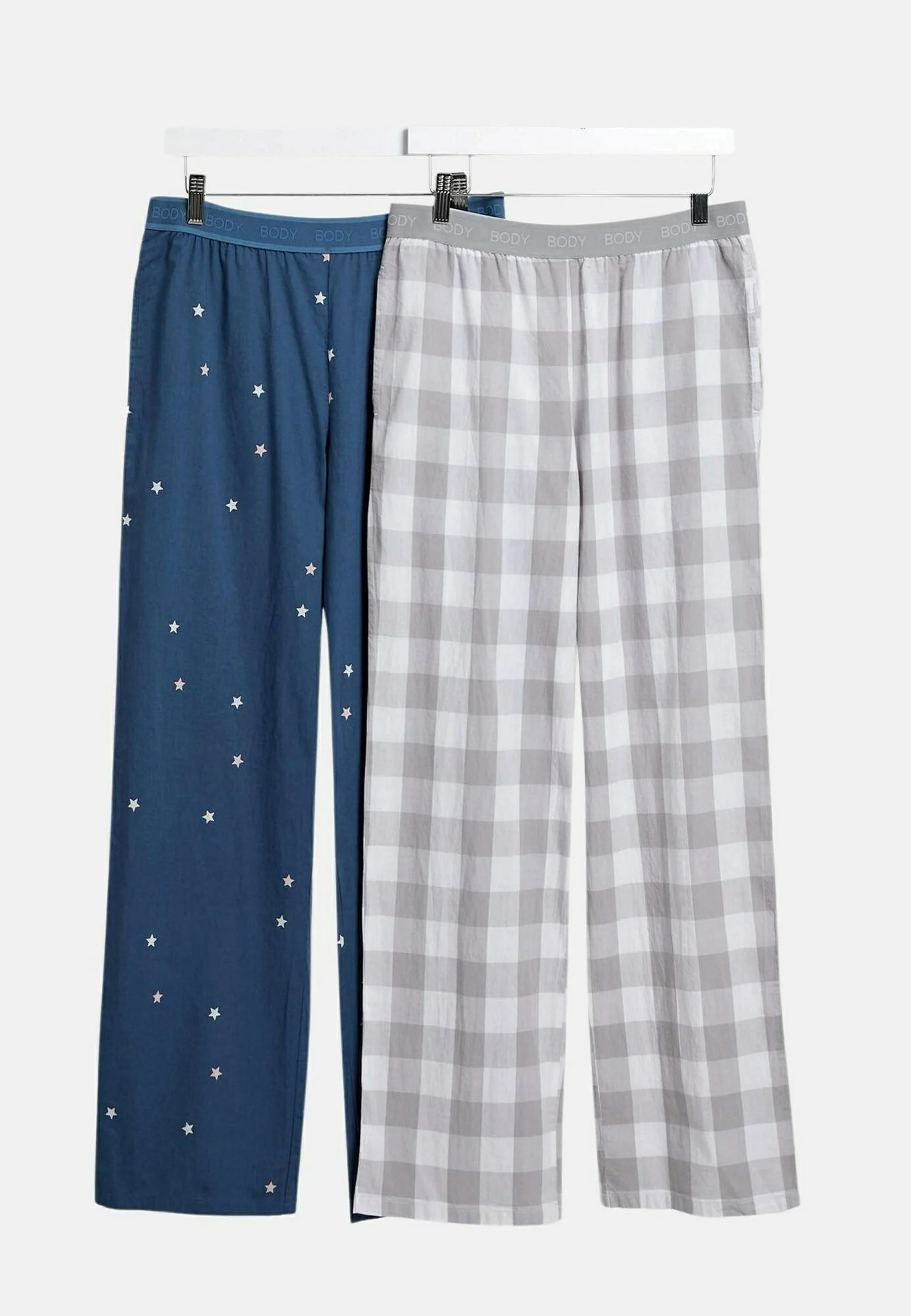 Marks & Spencer PAQUETE DE 2 ESTAMPADO DE ESTRELLAS Y CUADROS - Pantalones de pijama