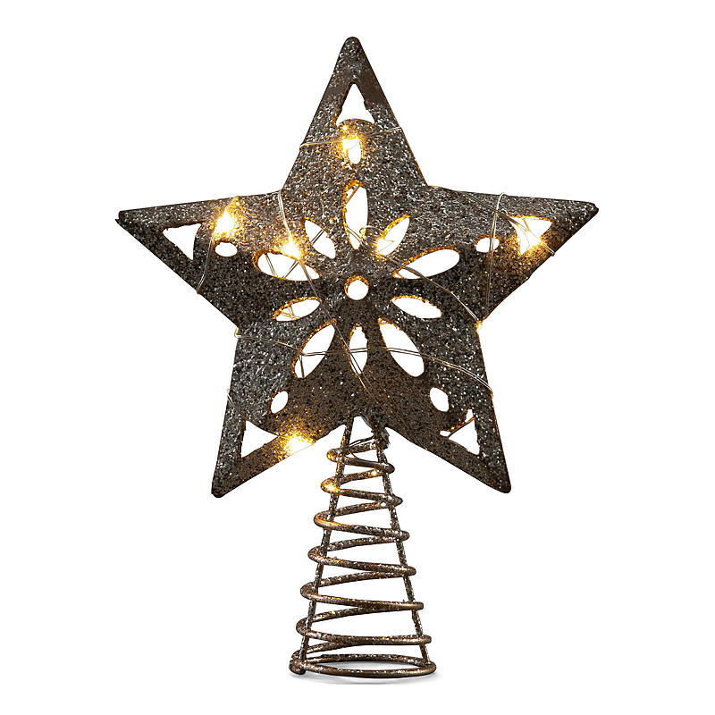 Light IT Toppstjerne 10 LED-lys Diameter 15 cm, batteridrevet